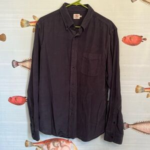 Faherty navy cord shirt in large, so soft